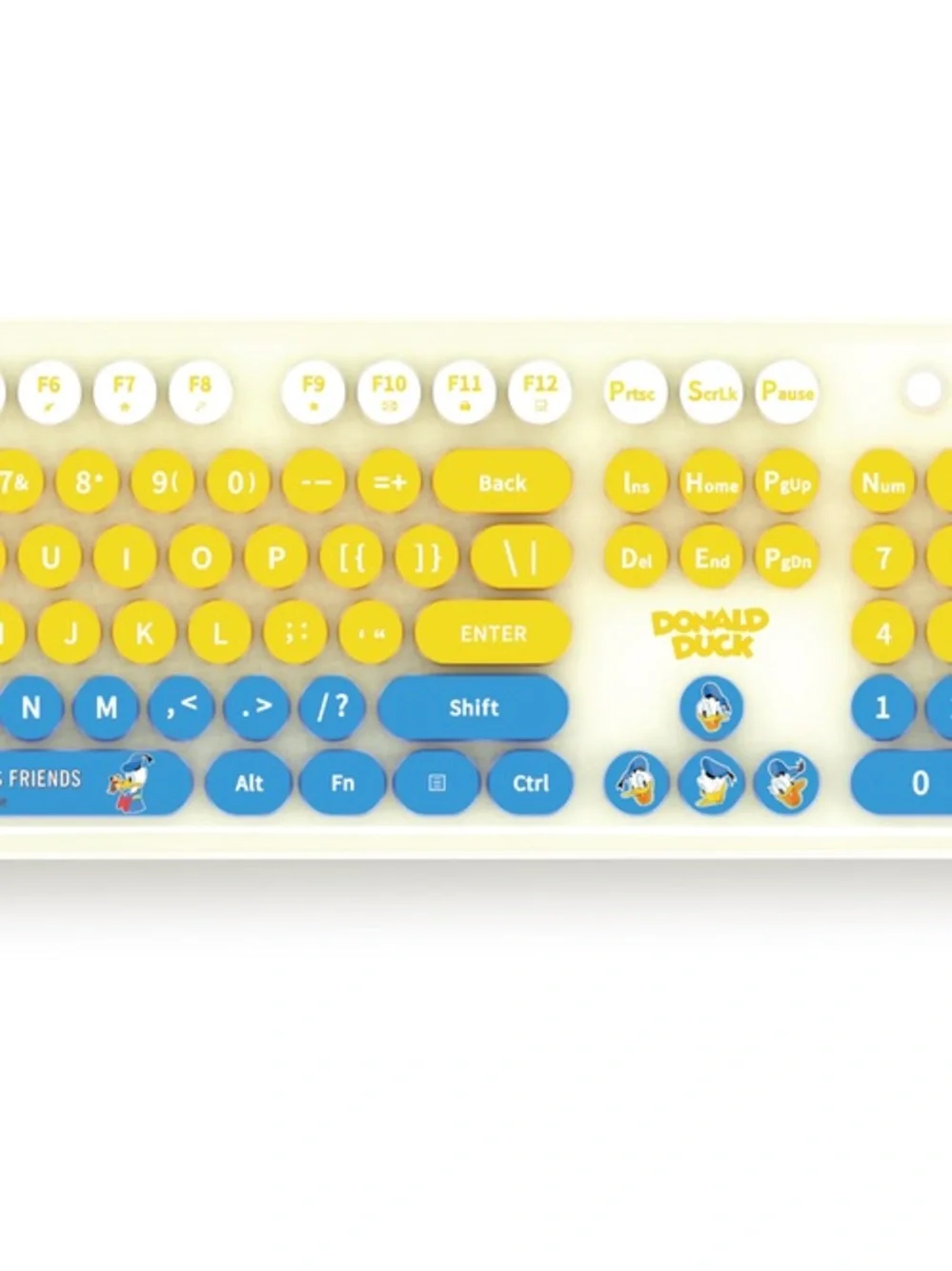 Disney Donald Duck 90th Anniversary 2.4G Wireless Keyboard and Mouse Bundle